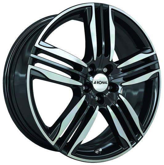 Ronal R58 schwarz-frontkopiert Alufelge 10x22 Zoll ET50 LK 5x130 ML71.58