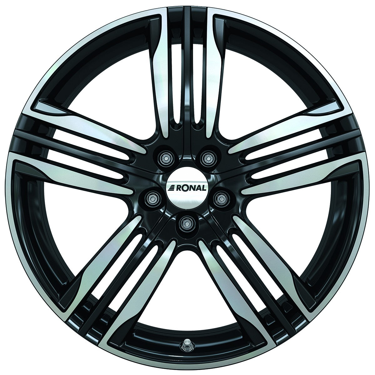 Ronal R58 schwarz-frontkopiert Alufelge – Bild 2