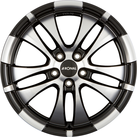 Ronal R59 Jetblack-Frontkopiert Alufelge 7.5x18 Zoll ET40 LK 5x108 ML76