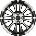 Ronal R59 Jetblack-Frontkopiert Alufelge 7x16 Zoll ET25 LK 4x108 ML65.1