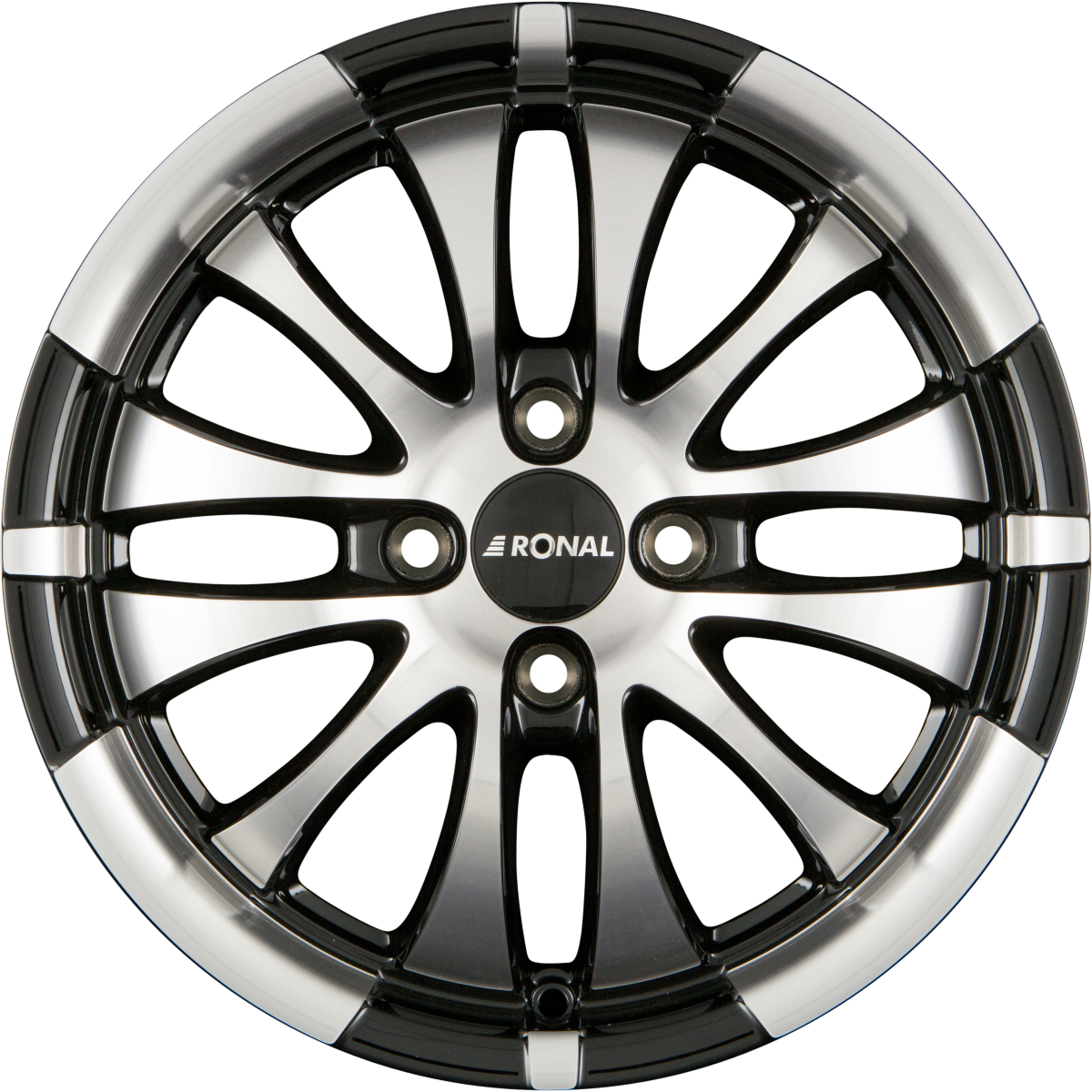 Ronal R59 Jetblack-Frontkopiert Alufelge 7x16 Zoll ET25 LK 4x108 ML65.1