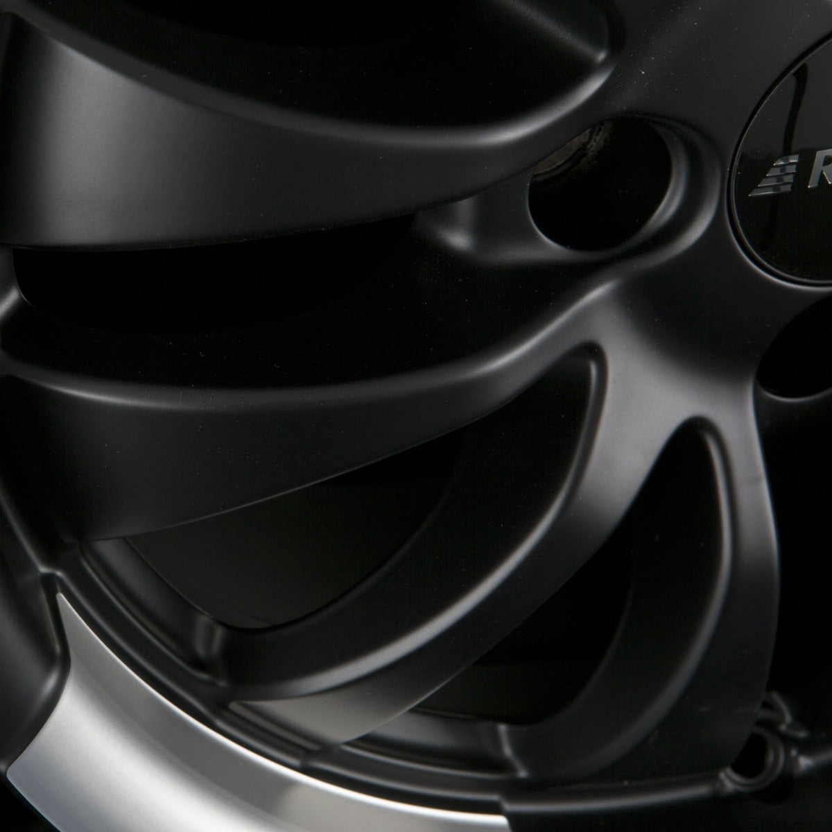 Ronal R59 Jetblack-Matt-Hornkopiert Alufelge 6x15 Zoll ET35 LK 4x100 ML68 – Bild 3