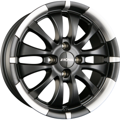 Ronal R59 Jetblack-Matt-Hornkopiert Alufelge 6x15 Zoll ET45 LK 4x100 ML68