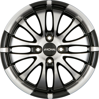 Ronal R59 Jetblack-Frontkopiert Alufelge 6x15 Zoll ET20 LK 4x108 ML65.1