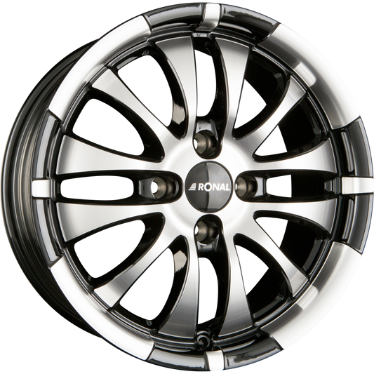 Ronal R59 Jetblack-Frontkopiert Alufelge 6x15 Zoll ET20 LK 4x108 ML65.1 – Bild 2