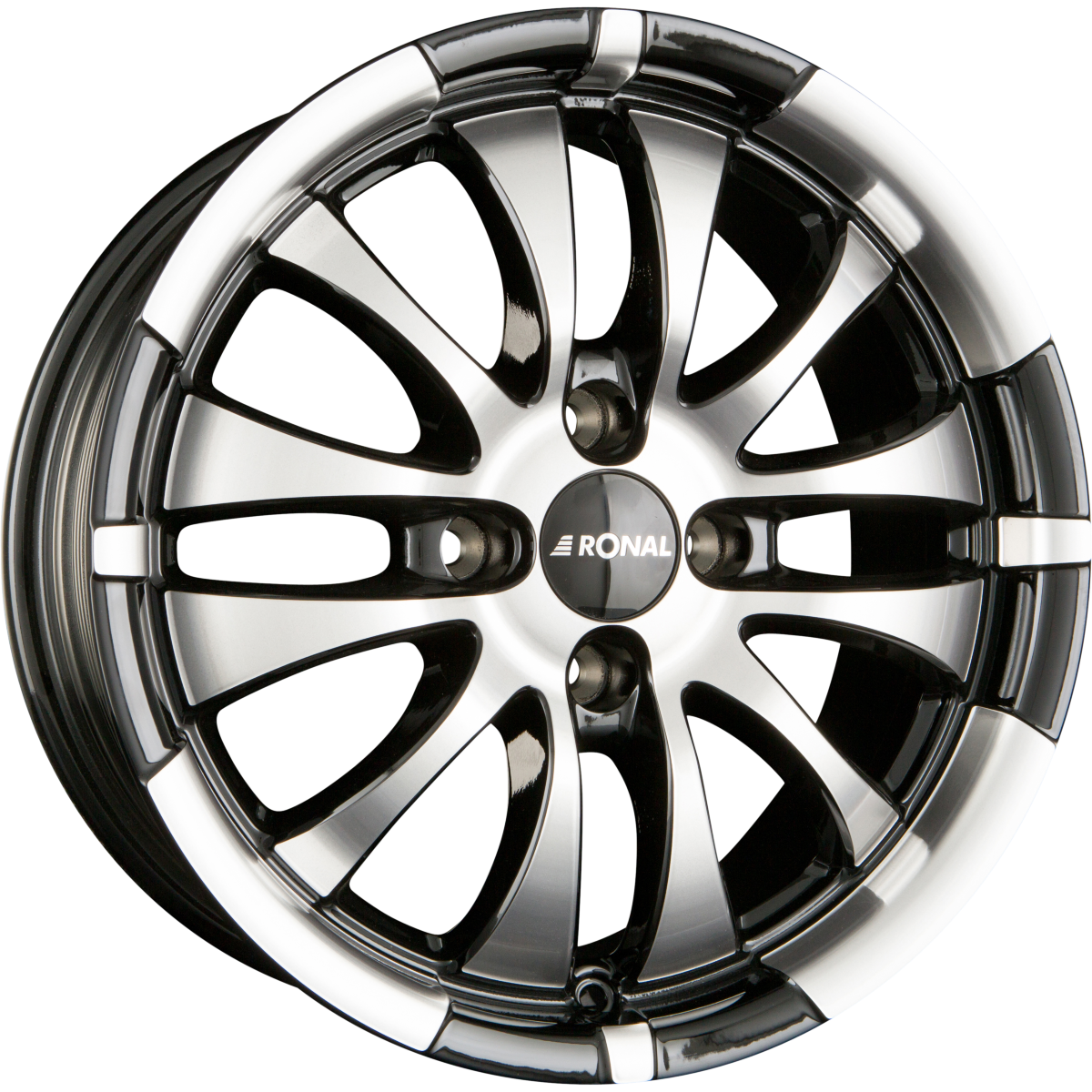 Ronal R59 Jetblack-Frontkopiert Alufelge 6x15 Zoll ET20 LK 4x108 ML65.1 – Bild 2