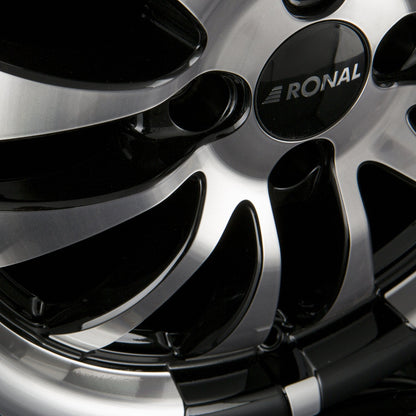Ronal R59 Jetblack-Frontkopiert Alufelge 6x15 Zoll ET20 LK 4x108 ML65.1 – Bild 3