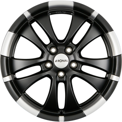 Ronal R59 Jetblack-Matt-Hornkopiert Alufelge 7x16 Zoll ET35 LK 5x120 ML72.5