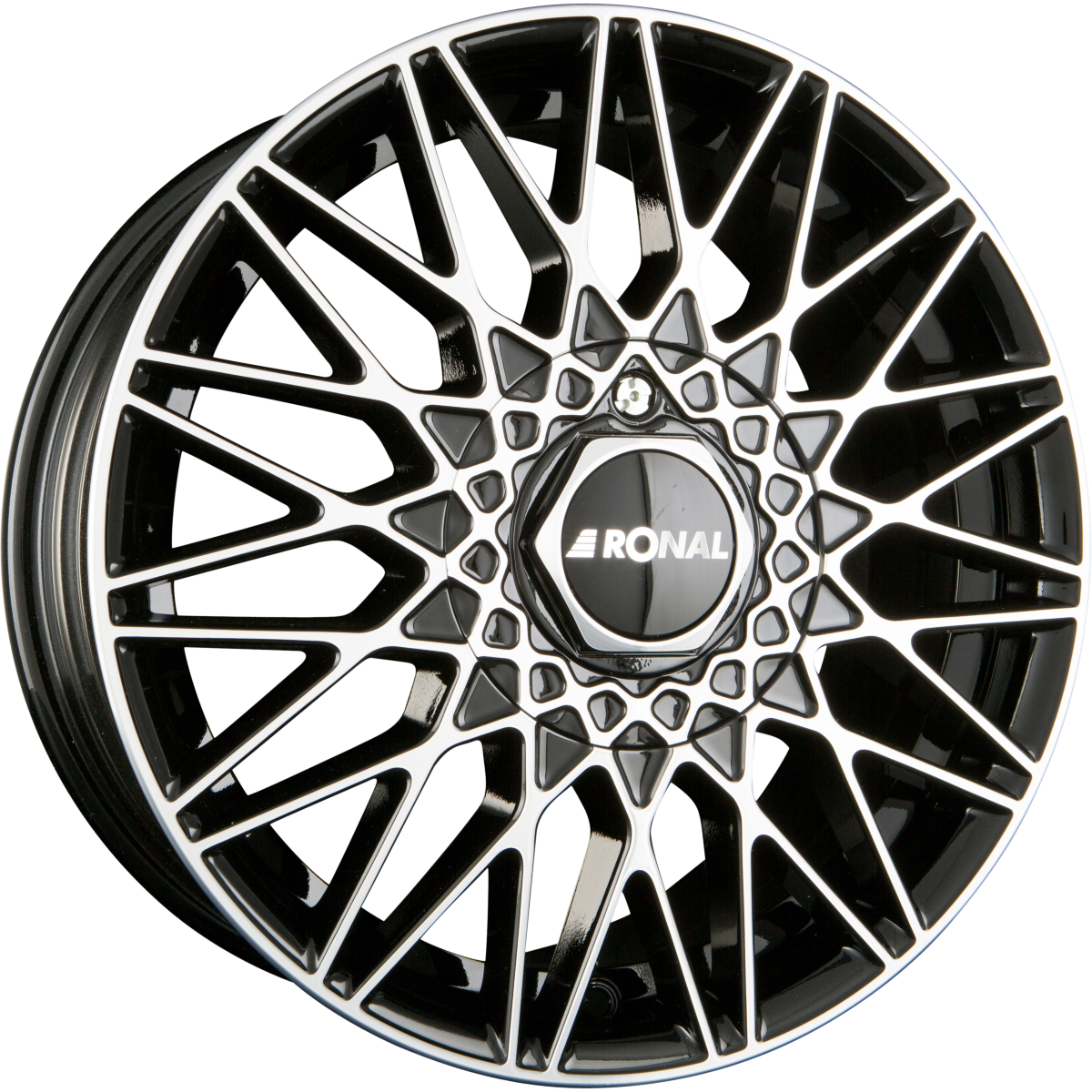 Ronal LSX Jetblack Frontkopiert Alufelge 7x16 Zoll ET35 LK 4x98 ML68 – Bild 2