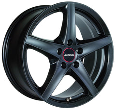 Ronal R41 mattschwarz Alufelge 8x17 Zoll ET48 LK 5x112 ML76
