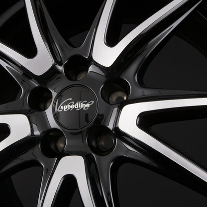 Speedline Corse SL6 Vettore Jetblack-Frontkopiert Alufelge 8.5x19 Zoll ET21 LK 5x112 ML66.6 – Bild 4
