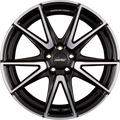Speedline Corse SL6 Vettore Jetblack-Frontkopiert Alufelge 8.5x19 Zoll ET50 LK 5x114.3 ML82