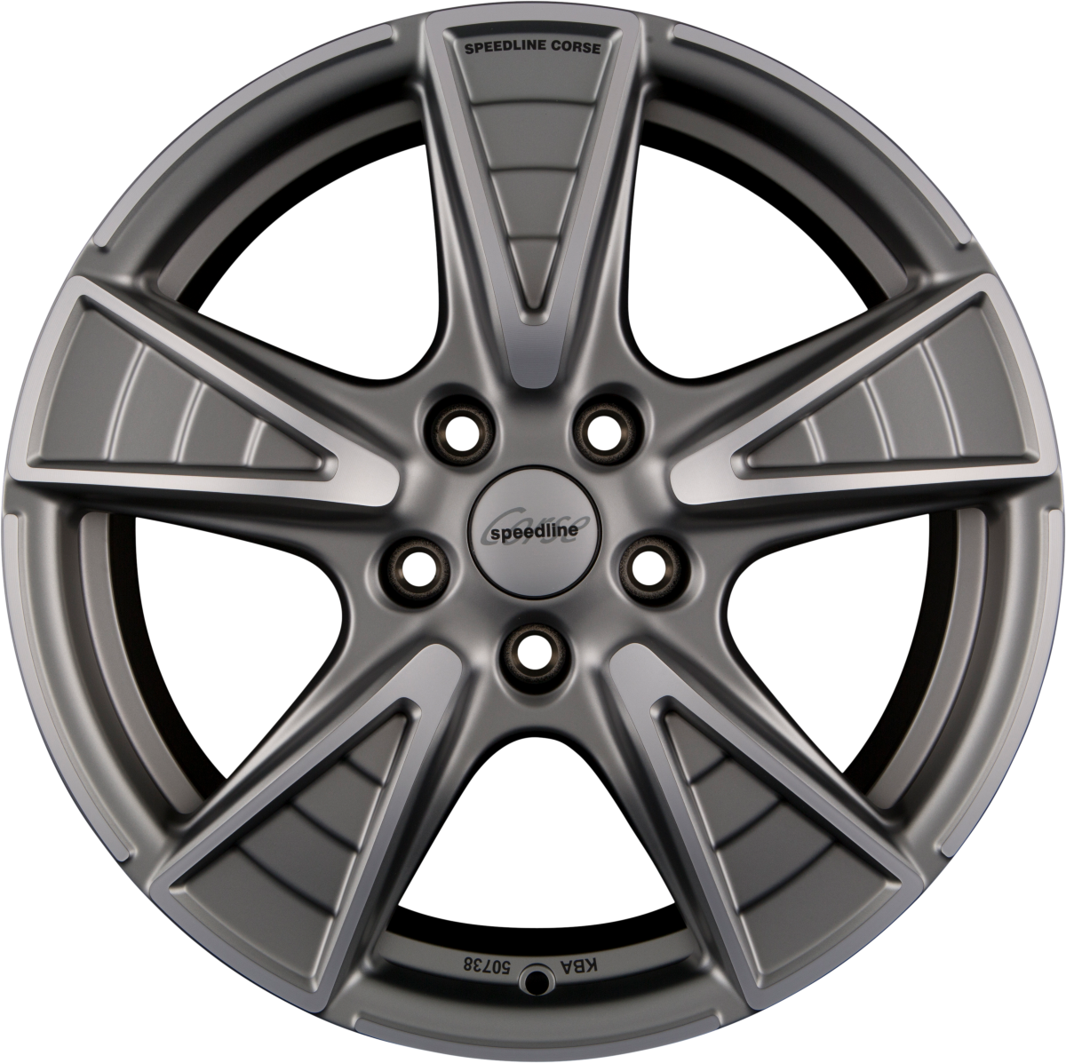 Speedline Corse SL7 Gladiatore Ferric Anthracite Matt Frontkopiert Alufelge 8.5x18 Zoll ET45 LK 5x120 ML82