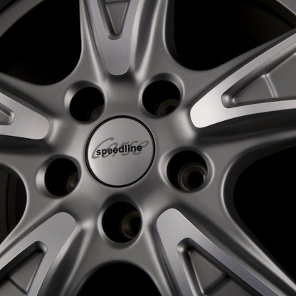 Speedline Corse SL7 Gladiatore Ferric Anthracite Matt Frontkopiert Alufelge 8.5x18 Zoll ET45 LK 5x120 ML82 – Bild 4
