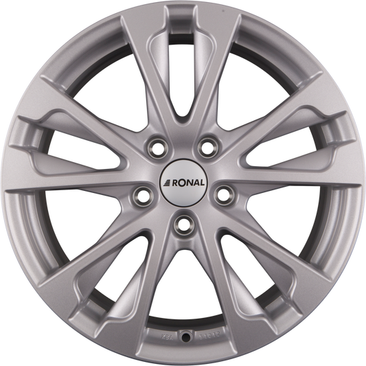Ronal R61 Kristallsilber-Matt Alufelge 7.5x17 Zoll ET55 LK 5x108 ML63.4