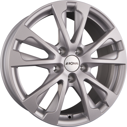 Ronal R61 Kristallsilber-Matt Alufelge 7.5x17 Zoll ET55 LK 5x108 ML63.4 – Bild 2