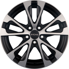 Ronal R61 Jetblack-Matt-Frontkopiert Alufelge 7.5x17 Zoll ET29 LK 5x112 ML66.6