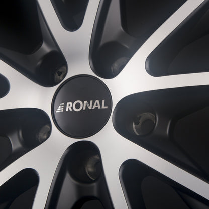 Ronal R61 Jetblack-Matt-Frontkopiert Alufelge 7.5x17 Zoll ET29 LK 5x112 ML66.6 – Bild 5