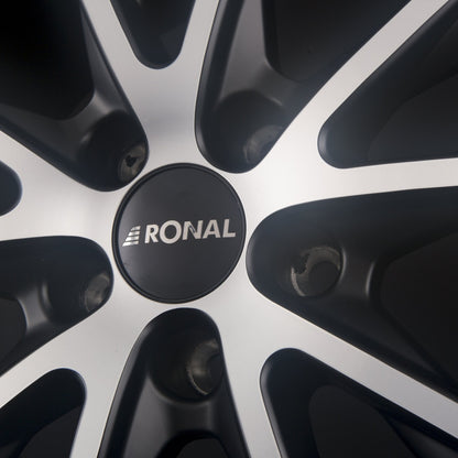 Ronal R61 Jetblack-Matt-Frontkopiert Alufelge 7.5x17 Zoll ET52 LK 5x112 ML76 – Bild 5