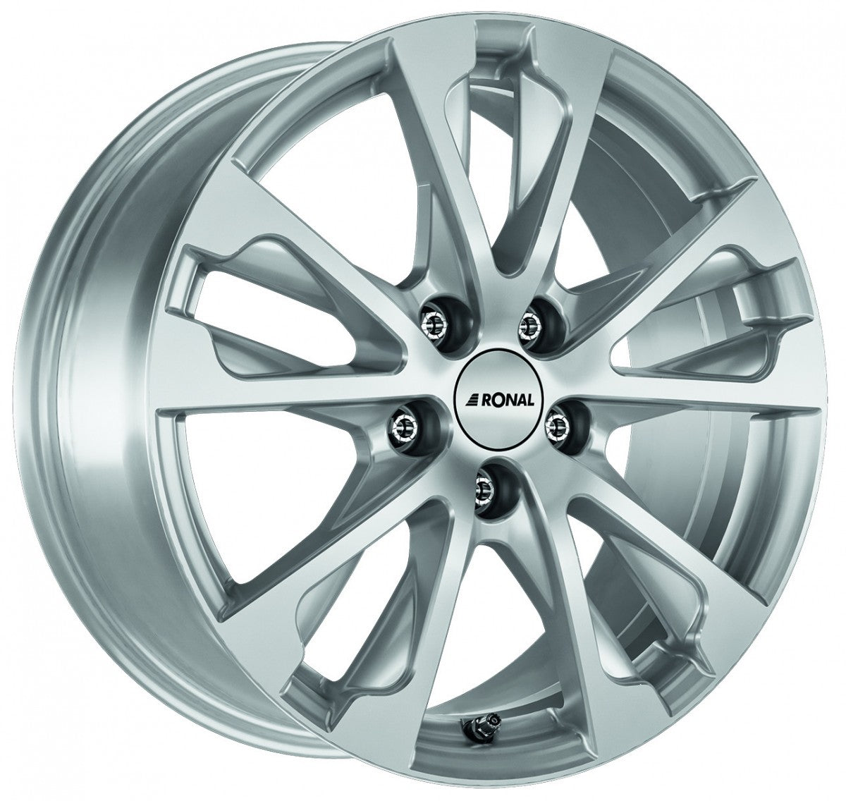 Ronal R61 kristallsilber-matt Alufelge 7.5x17 Zoll ET40 LK 5x114.3 ML82