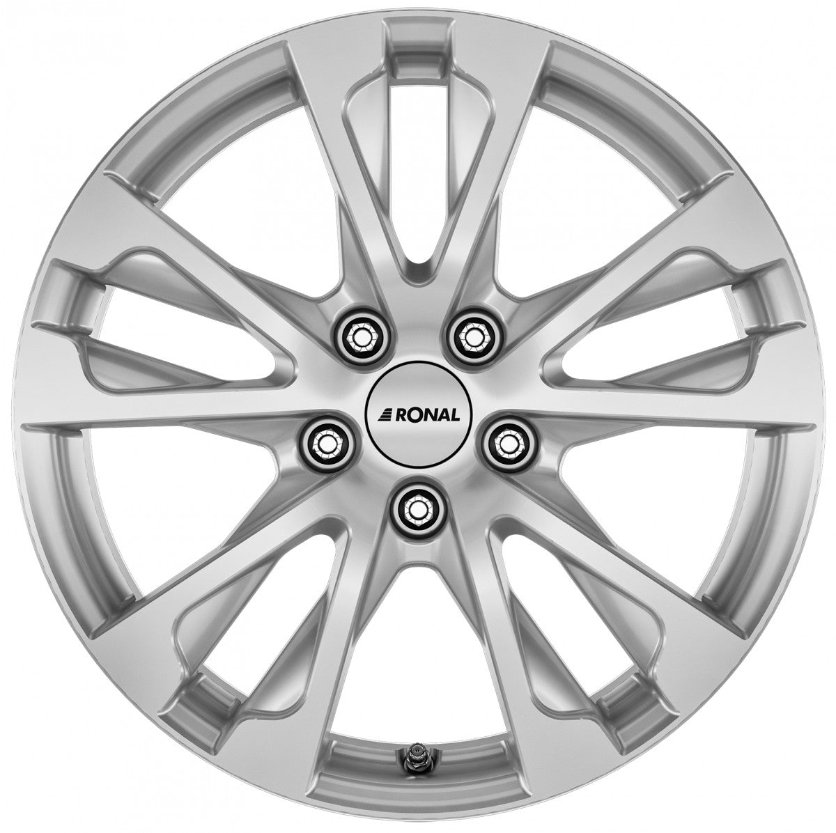Ronal R61 kristallsilber-matt Alufelge 7.5x17 Zoll ET40 LK 5x114.3 ML82 – Bild 2