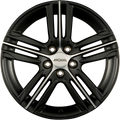 Ronal R57 Mattschwarz-Frontkopiert Alufelge 7.5x19 Zoll ET38 LK 5x110 ML65.1