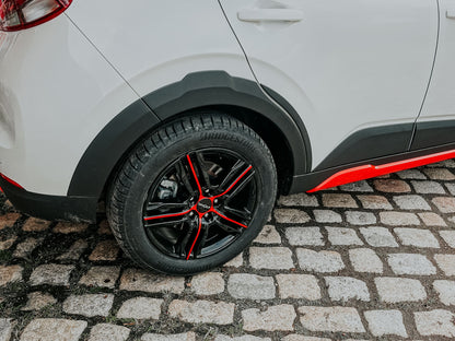 Ronal R57 jetblack-red spoke Alufelge – Bild 6