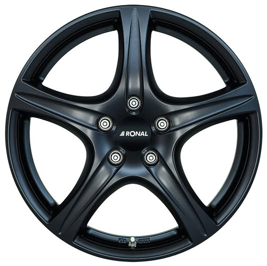 Ronal R56 mattschwarz Alufelge 7.5x19 Zoll ET45 LK 5x112 ML76 – Bild 2