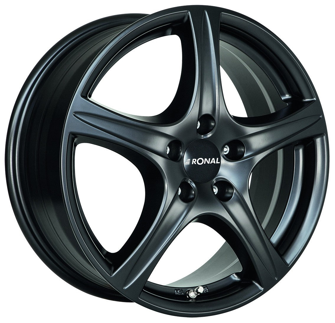 Ronal R56 mattschwarz Alufelge 7.5x19 Zoll ET50 LK 5x114.3 ML82