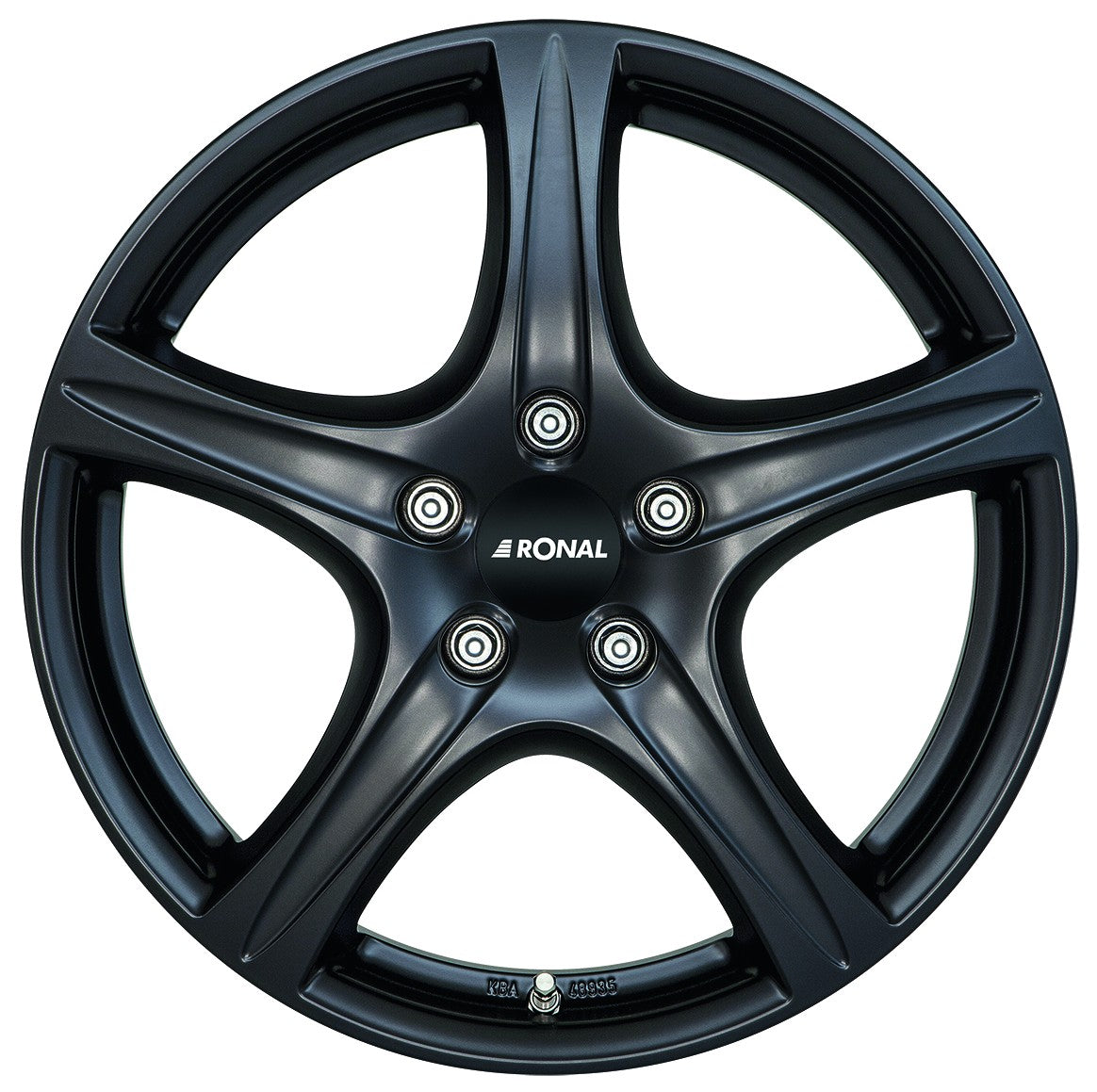Ronal R56 mattschwarz Alufelge 7.5x19 Zoll ET50 LK 5x114.3 ML82 – Bild 2