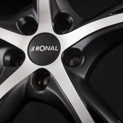 Ronal R62 Jetblack-Matt-Frontkopiert Alufelge 8.5x20 Zoll ET50 LK 5x108 ML76 – Bild 4