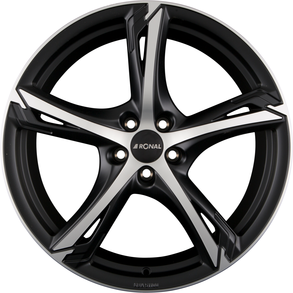 Ronal R62 Jetblack-Matt-Frontkopiert Alufelge 8.5x20 Zoll ET30 LK 5x112 ML76