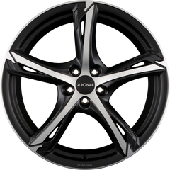 Ronal R62 Jetblack-Matt-Frontkopiert Alufelge 8.5x20 Zoll ET40 LK 5x112 ML76