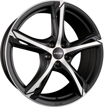 Ronal R62 Jetblack-Matt-Frontkopiert Alufelge 8.5x20 Zoll ET40 LK 5x112 ML76 – Bild 2