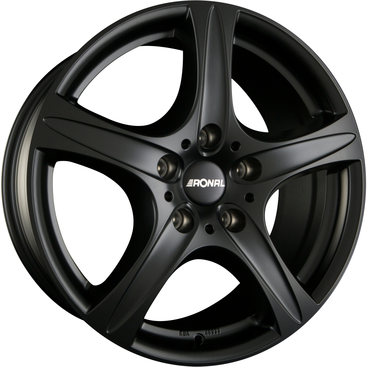 Ronal R55 SUV Mattschwarz Alufelge 9.5x20 Zoll ET55 LK 5x112 ML66.6 – Bild 2
