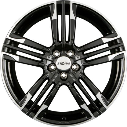 Ronal R58 Schwarz-Hornkopiert Alufelge 8x20 Zoll ET50 LK 5x112 ML76