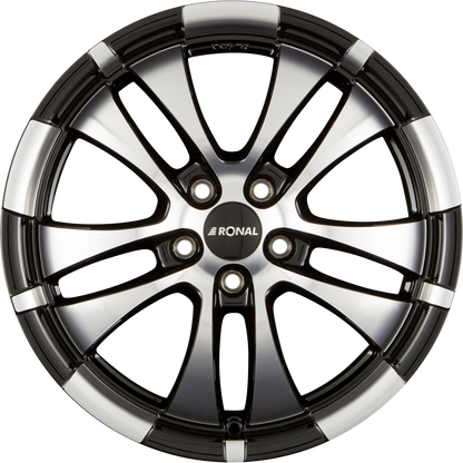 Ronal R59 Jetblack-Frontkopiert Alufelge 7.5x18 Zoll ET42 LK 5x120 ML82