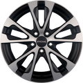Ronal R61 Jetblack-Matt-Frontkopiert Alufelge 7.5x17 Zoll ET54 LK 5x112 ML66.6