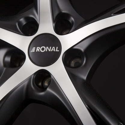 Ronal R62 Jetblack-Matt-Frontkopiert Alufelge 8x19 Zoll ET45 LK 5x108 ML76 – Bild 4