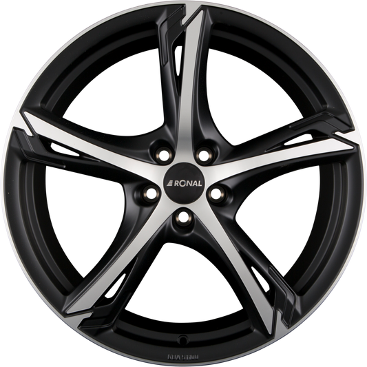 Ronal R62 Jetblack-Matt-Frontkopiert Alufelge 7.5x17 Zoll ET33 LK 5x110 ML65.1