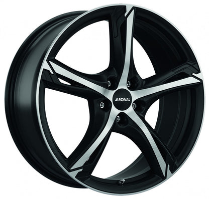 Ronal R62 jetblack-matt-frontkopiert Alufelge
