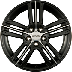Ronal R57 Mattschwarz-Frontkopiert Alufelge 7.5x19 Zoll ET40 LK 5x114.3 ML82