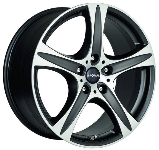 Ronal R55 SUV mattschwarz-frontkopiert Alufelge 9.5x20 Zoll ET30 LK 5x112 ML66.5