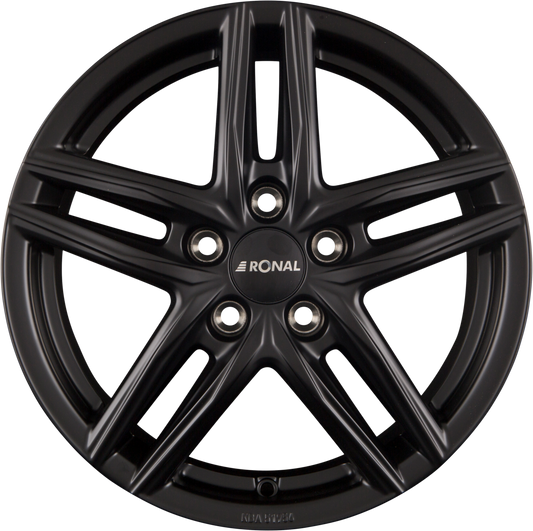 Ronal R65 Jetblack-Matt Alufelge 6.5x16 Zoll ET44 LK 5x112 ML66.5