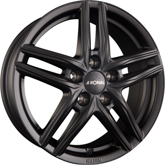 Ronal R65 Jetblack-Matt Alufelge 6.5x16 Zoll ET44 LK 5x112 ML66.5 – Bild 2