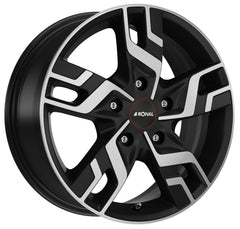 Ronal R64 jetblack-matt-frontkopiert Alufelge 7x17 Zoll ET33 LK 5x130 ML84.1