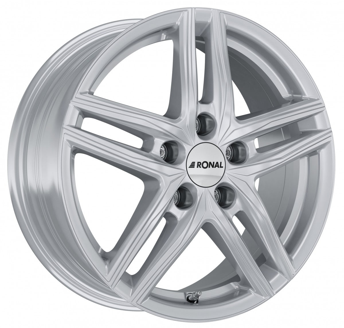 Ronal R65 silber Alufelge 7x18 Zoll ET50 LK 5x108 ML76