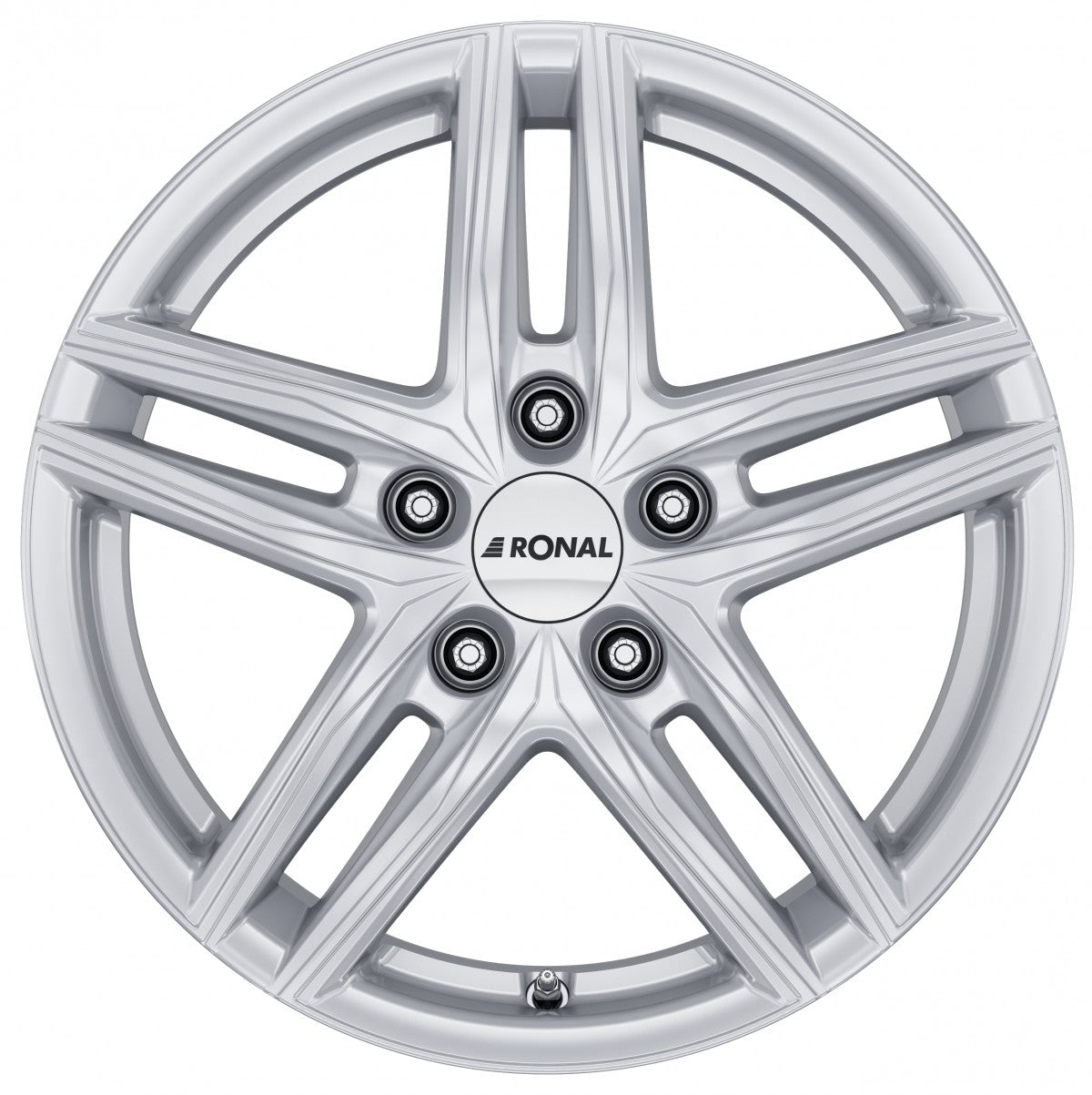 Ronal R65 silber Alufelge 7x18 Zoll ET50 LK 5x108 ML76 – Bild 2