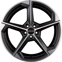Ronal R66 Orbit Grey Matt Frontpoliert Alufelge 8.5x20 Zoll ET40 LK 5x108 ML76