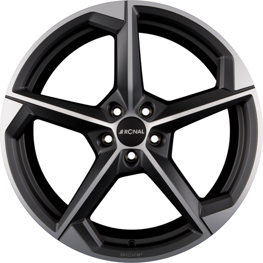 Ronal R66 Orbit Grey Matt Frontpoliert Alufelge 8.5x20 Zoll ET40 LK 5x114.3 ML82